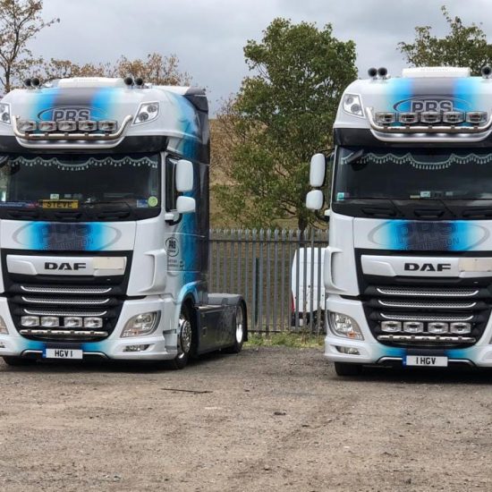 PRS Distribution New HGV Number plates